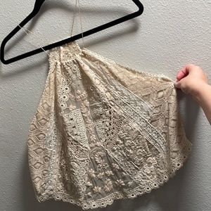 Lace Halter Free People Top